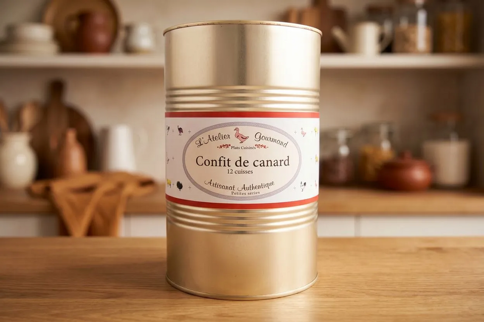 Pulpe de rata confit 12buc 3825g